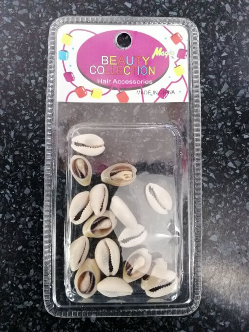 Small Shell Hair Beads