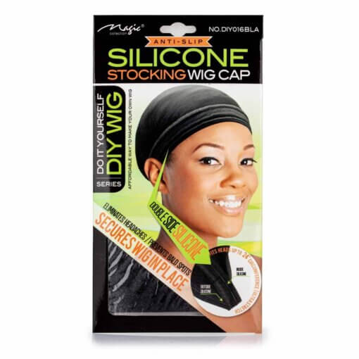 Magic Collection Anti-Slip SILICONE Stocking Wig Cap #DIY016BLA Front